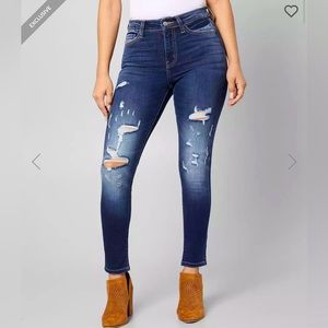 Buckle BRIDGE BY GLY Curvy High Rise Ankle Skinny Jean size 25